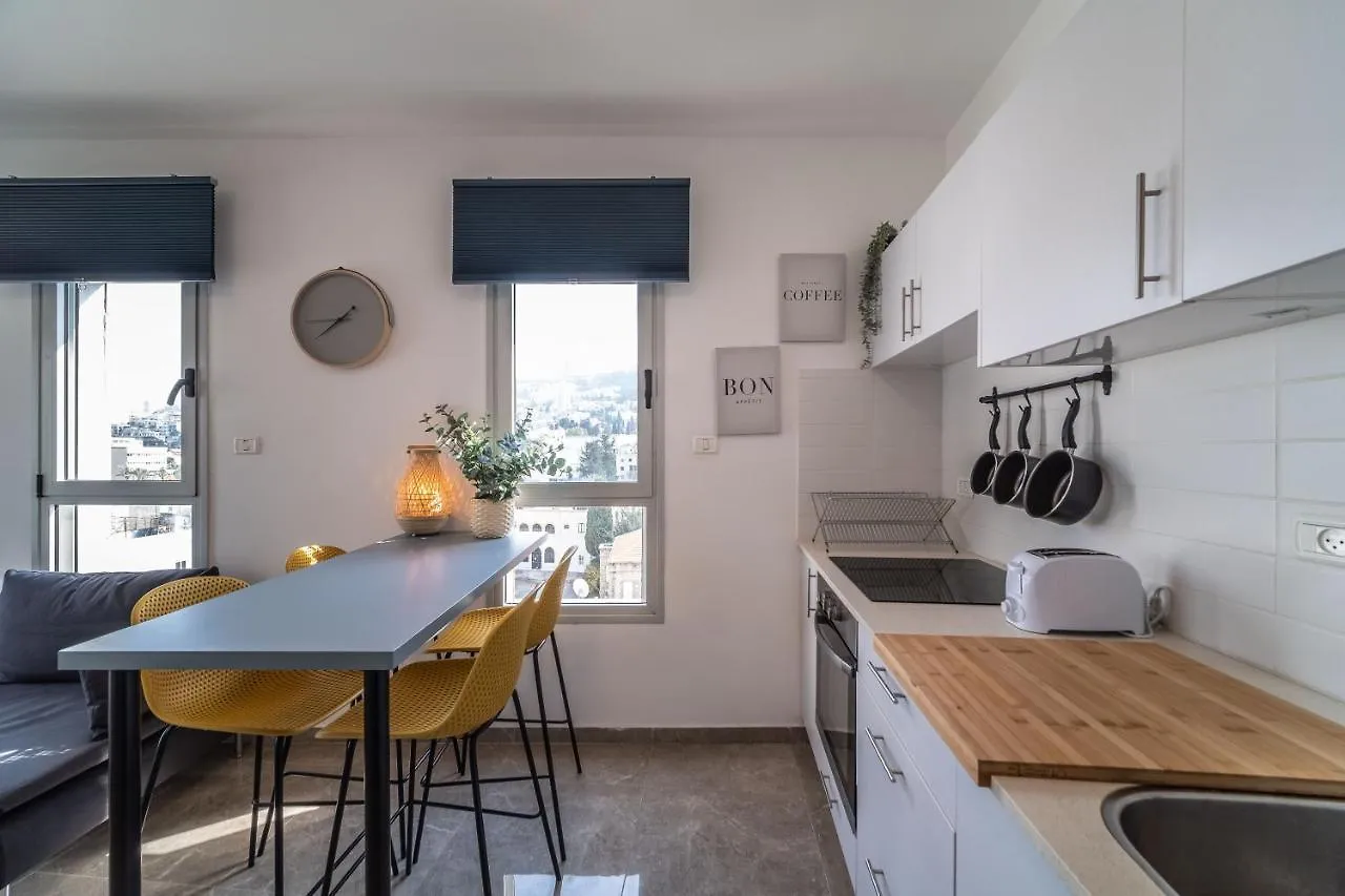 Apartamento Port City Haifa - German Colony Luxurious 2 Bdrms Apt 0*,